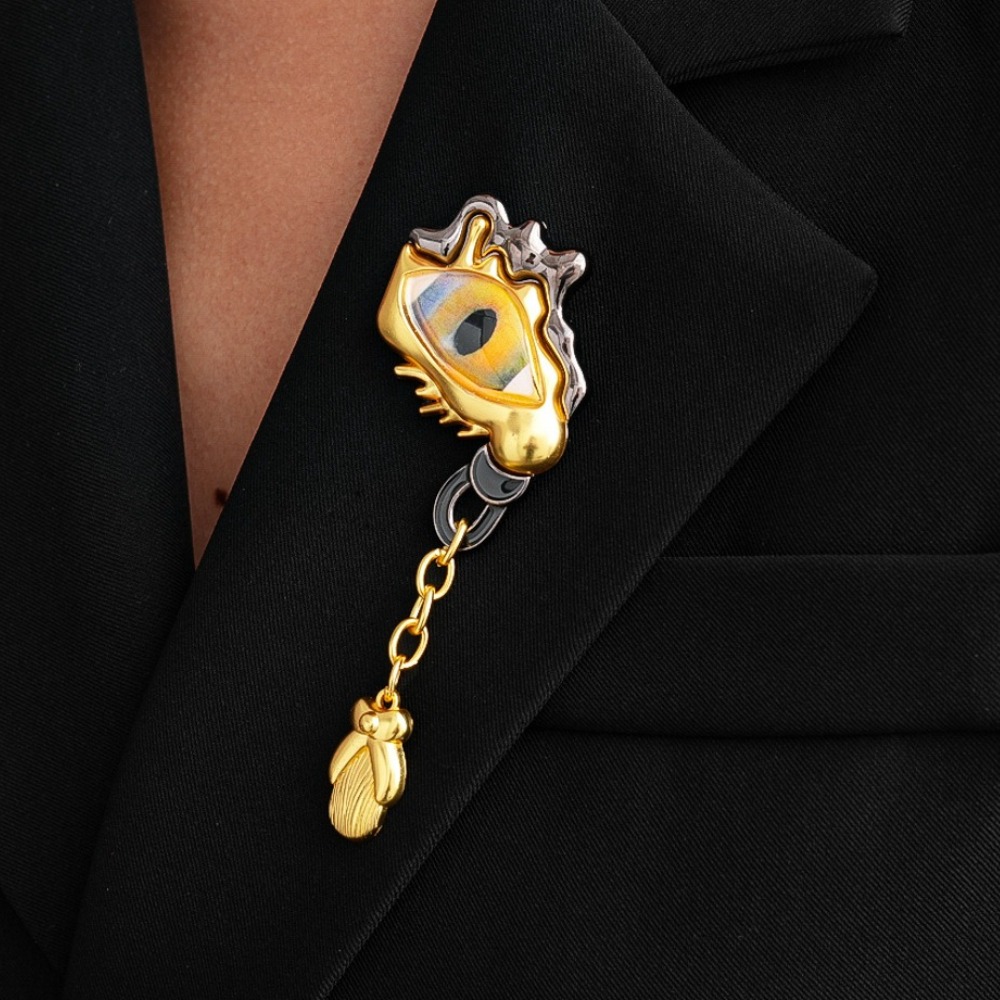 Women'S Accessories For Suit - Yüksek Kaliteli Metal Gözyaşı Şeklinde Püsküllü