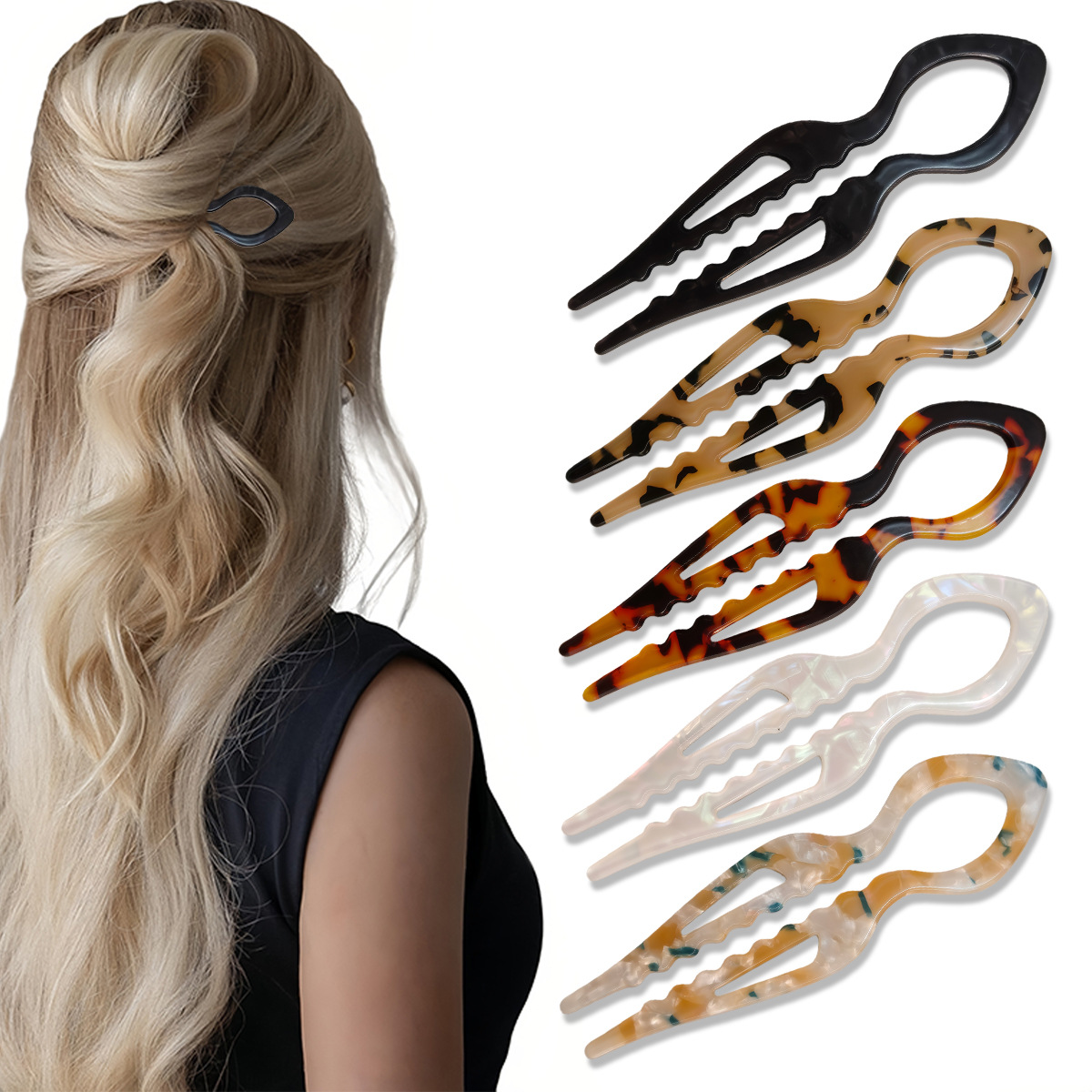 U Şeklinde Saç Tokaları Kaplum - Women Knight Accessories incelemesi ve fiyatı