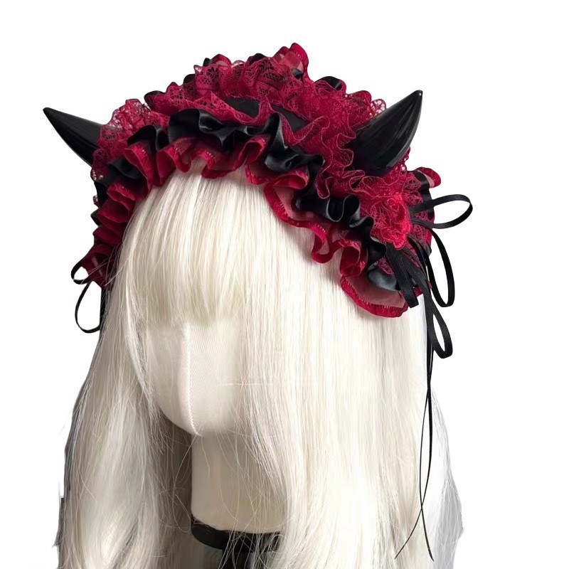 Japon Gotik Dantel Fiyonklu Sa - Women Accessories Photos incelemesi ve fiyatı