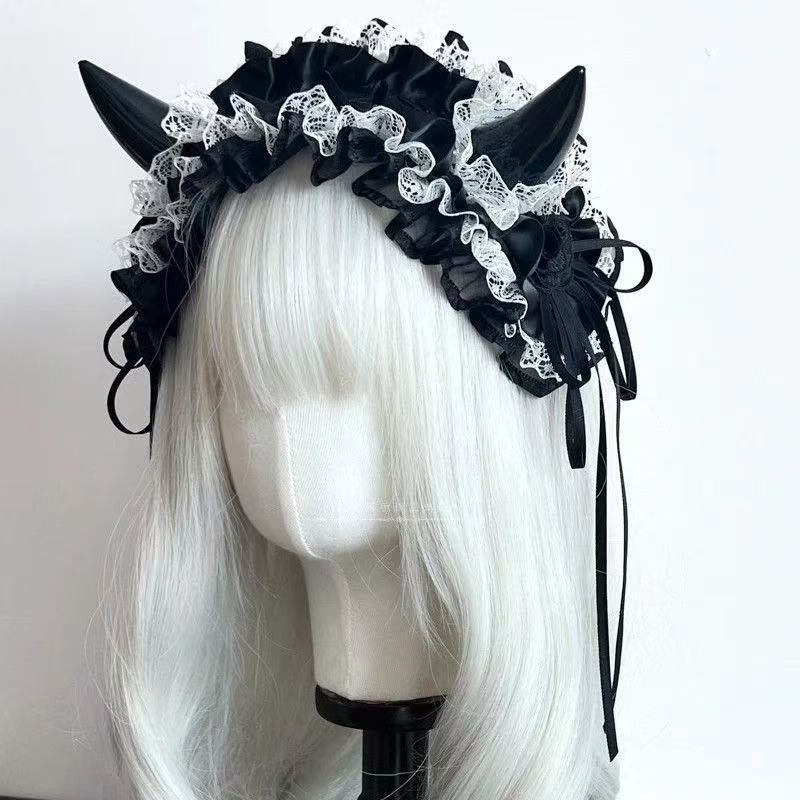 Japon Gotik Dantel Fiyonklu Sa - Women Accessories Photos incelemesi ve fiyatı
