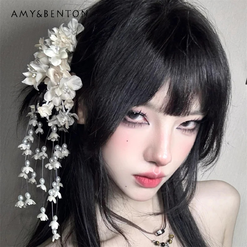 25COSElegant Mizaç Çiçek Saçak - Pearl Hair Pin incelemesi ve fiyatı