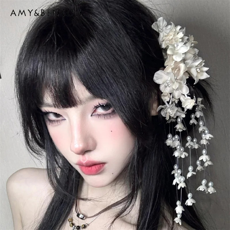25COSElegant Mizaç Çiçek Saçak - Pearl Hair Pin incelemesi ve fiyatı
