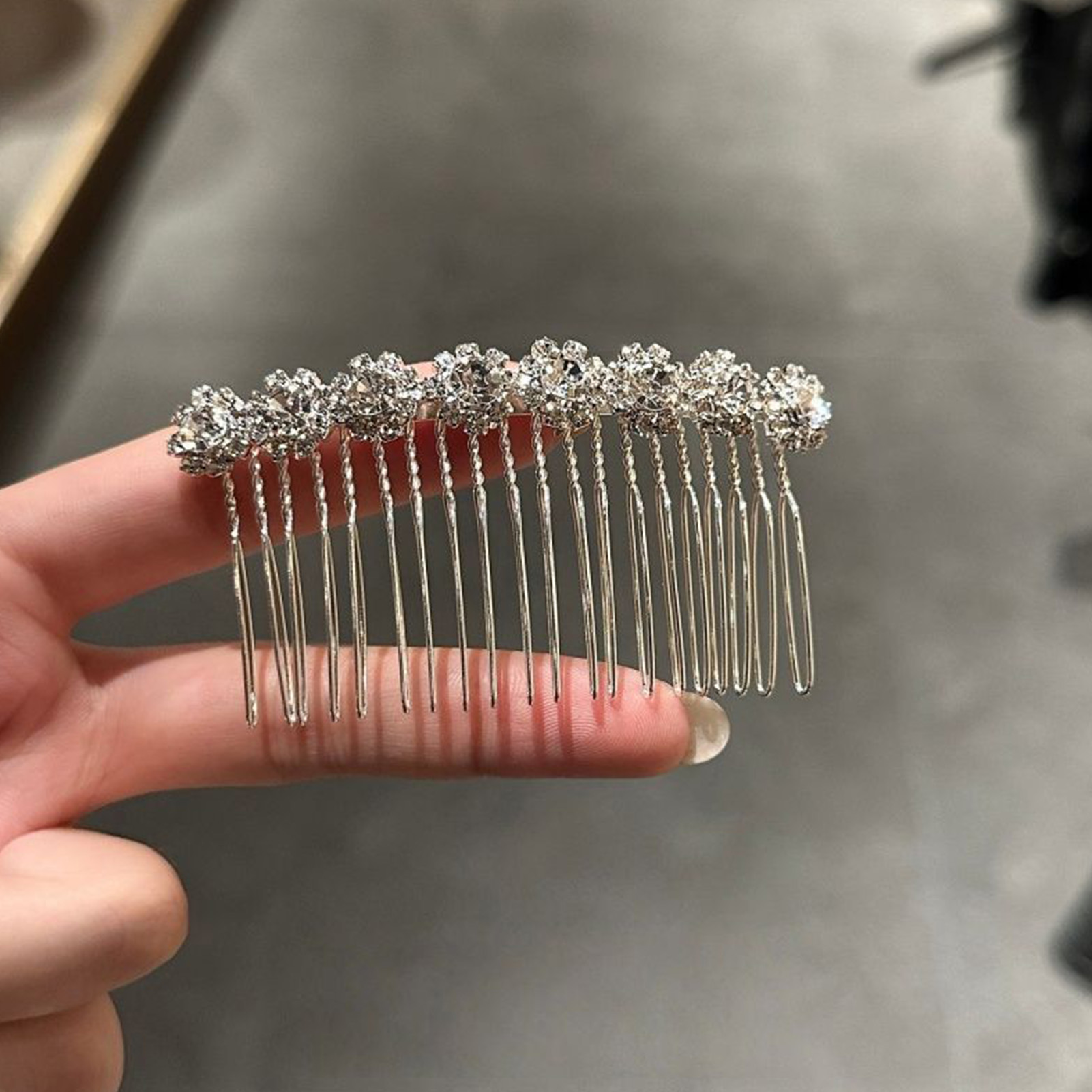 Minimalist Rhinestone Çiçek Sa - Pearl Hair Pin incelemesi ve fiyatı