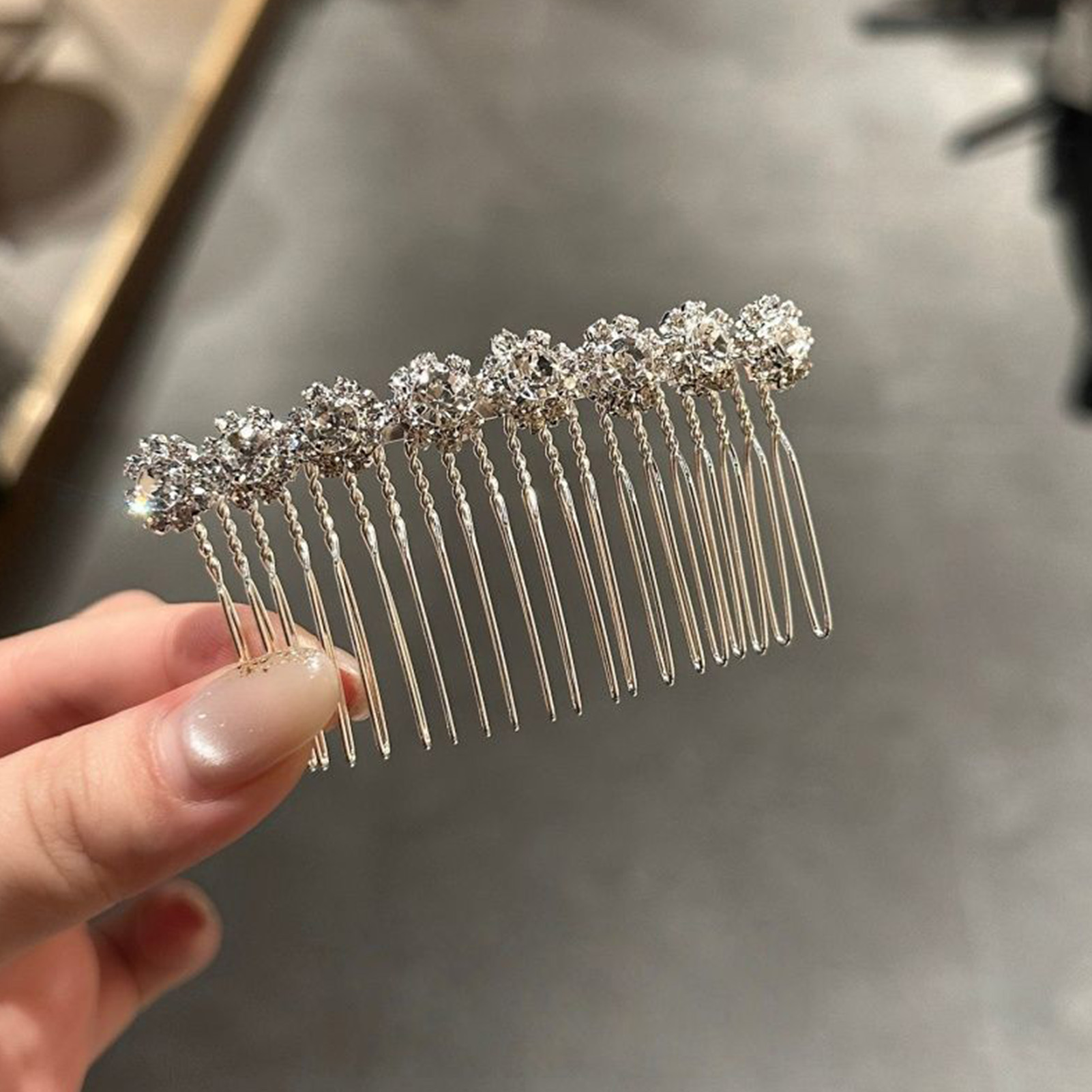 Minimalist Rhinestone Çiçek Sa - Pearl Hair Pin incelemesi ve fiyatı