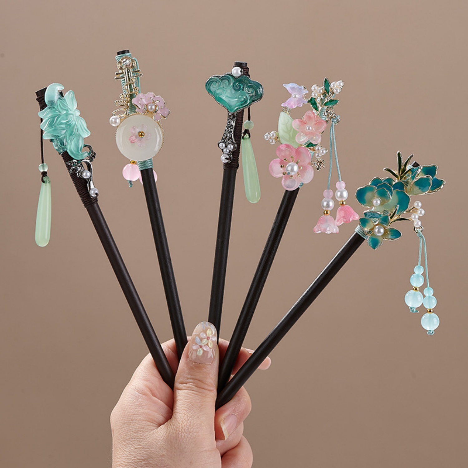 Vintage çiçek saç tokası kadın - Pearl Hair Pin incelemesi ve fiyatı