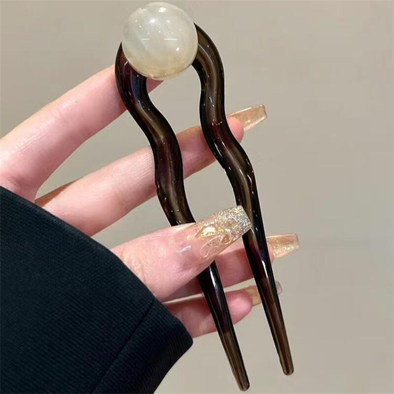 Moda Renkli Inci U-Şekilli Saç - Pearl Hair Pin incelemesi ve fiyatı