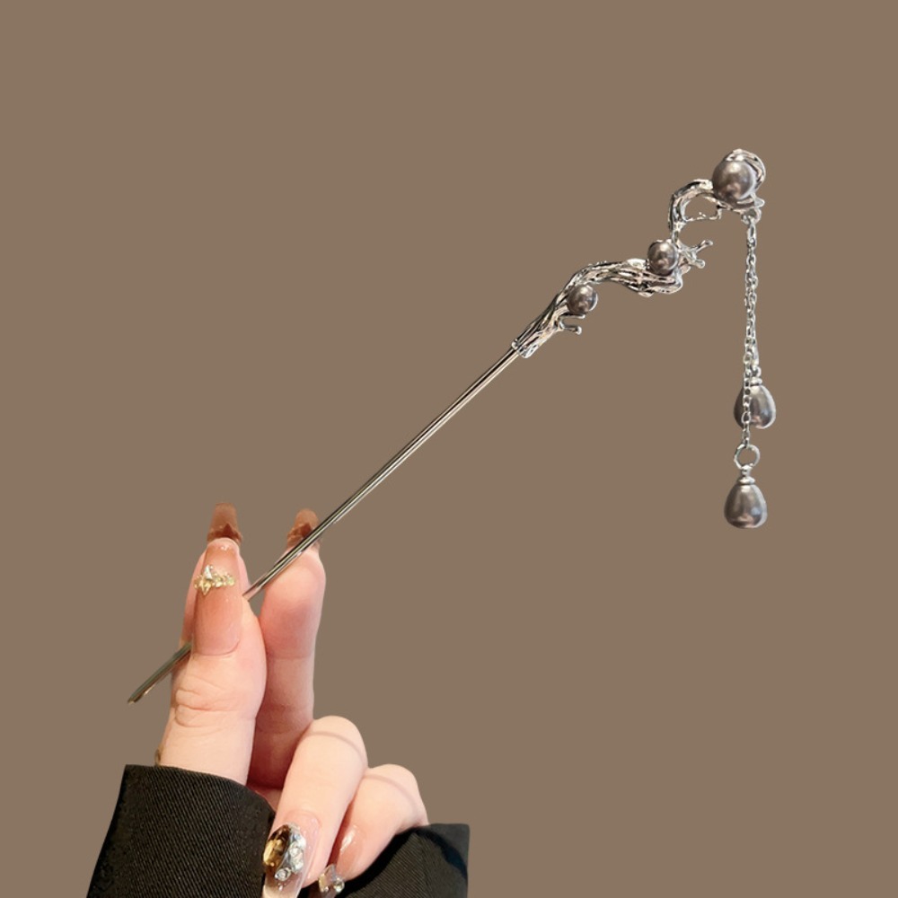 1 adet Zarif Çin Firkete Gümüş - Pearl Hair Pin incelemesi ve fiyatı