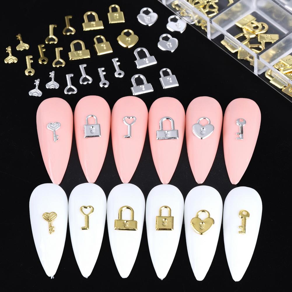 1 kutu Nail Art Charm 12 Izgar - Women Accessories Combo Gift incelemesi ve fiyatı