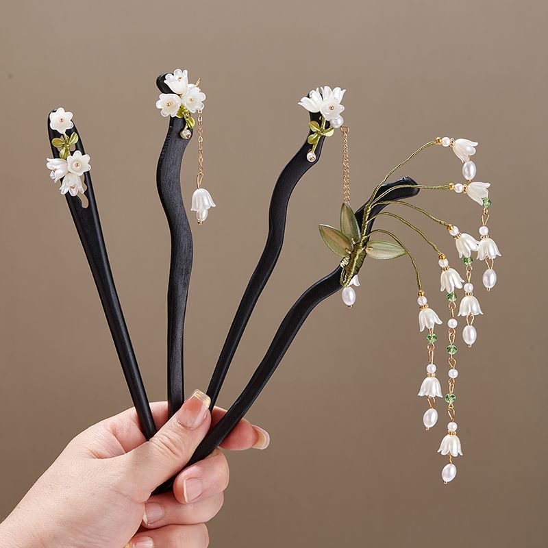 Ahşap çiçek saç tokası Vintage - Pearl Hair Pin incelemesi ve fiyatı