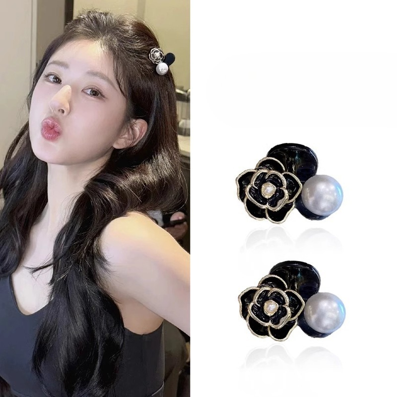 Siyah Beyaz Inci Çiçek Küçük S - Women Accessories Combo Gift incelemesi ve fiyatı