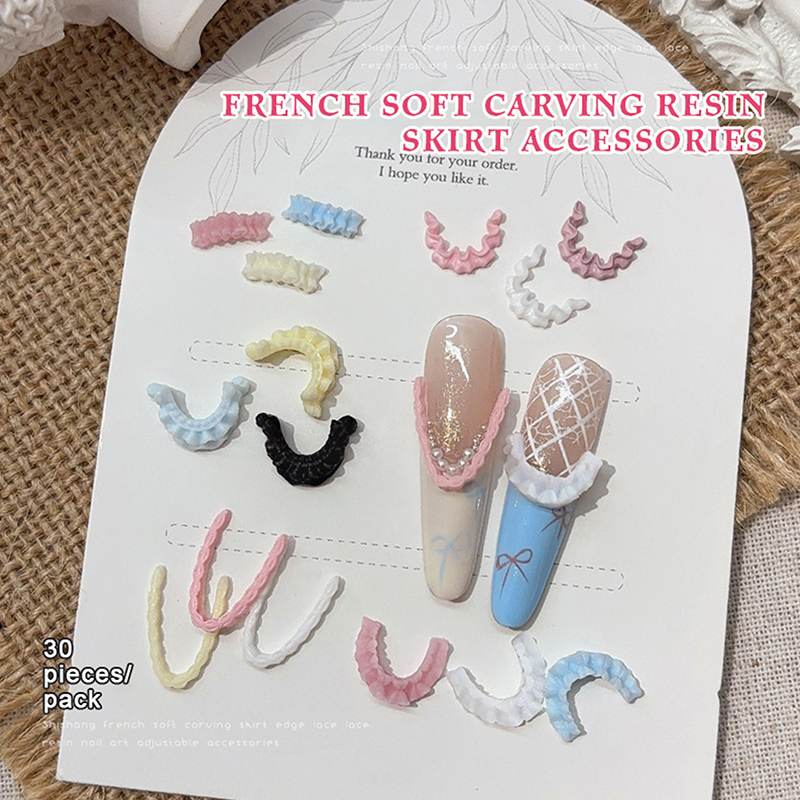30 Adet 3D Reçine Tırnak Süsü  - Women Accessories Combo Gift incelemesi ve fiyatı