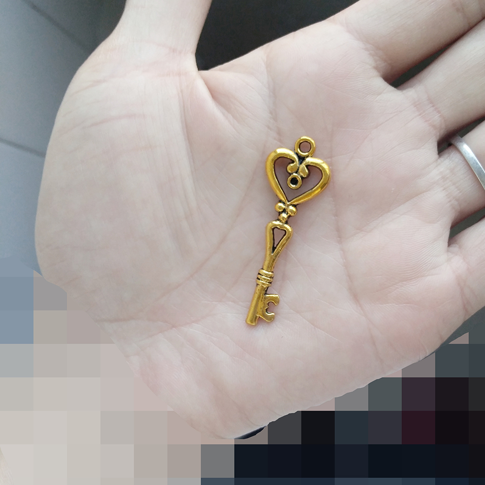 40 adet Altın Tuşlar Charms Ko - Women'S Accessories Manufacturers incelemesi ve fiyatı