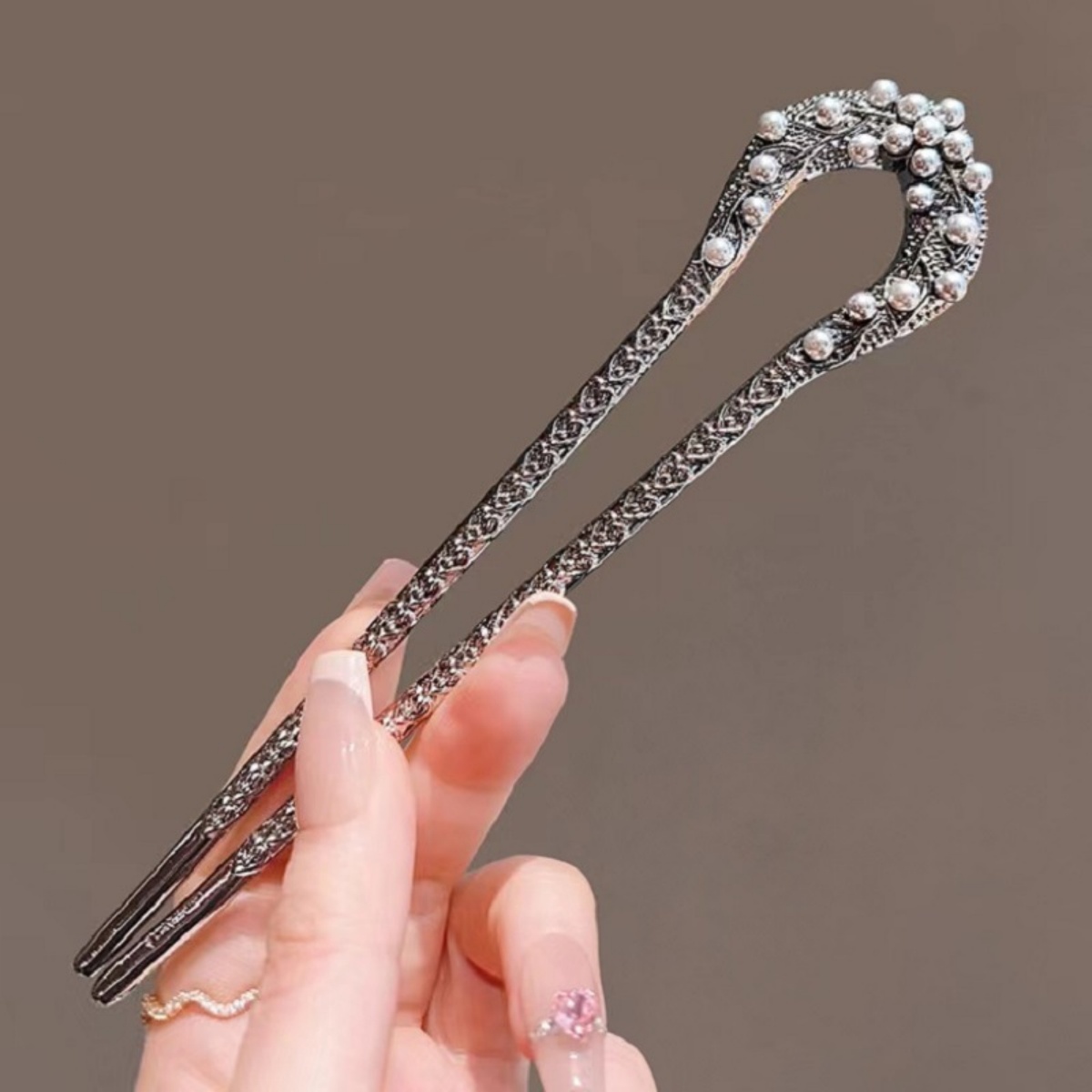 Yeni Inci U Şekilli Firkete Ka - Pearl Hair Pin incelemesi ve fiyatı