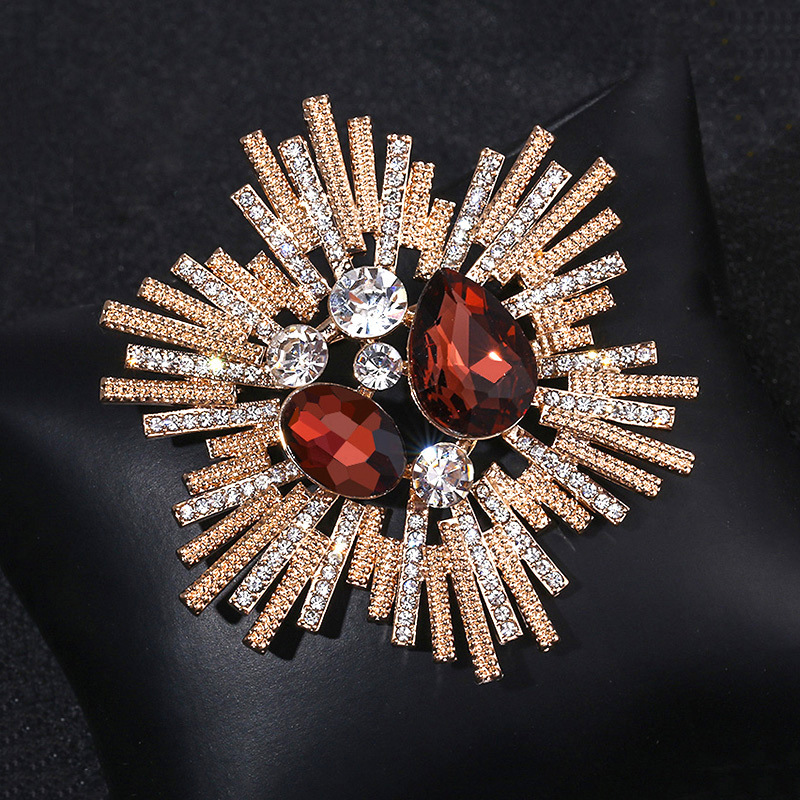 Üst düzey lüks kristal broş, k - Women'S Accessories Manufacturers incelemesi ve fiyatı