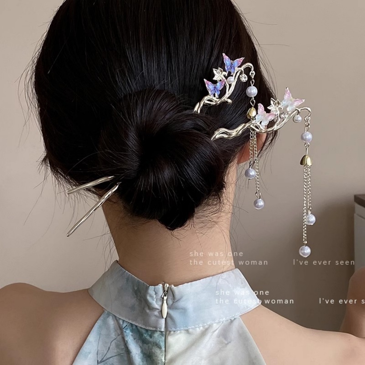 2023 Yeni Çiçek Firkete Kadınl - Pearl Hair Pin incelemesi ve fiyatı