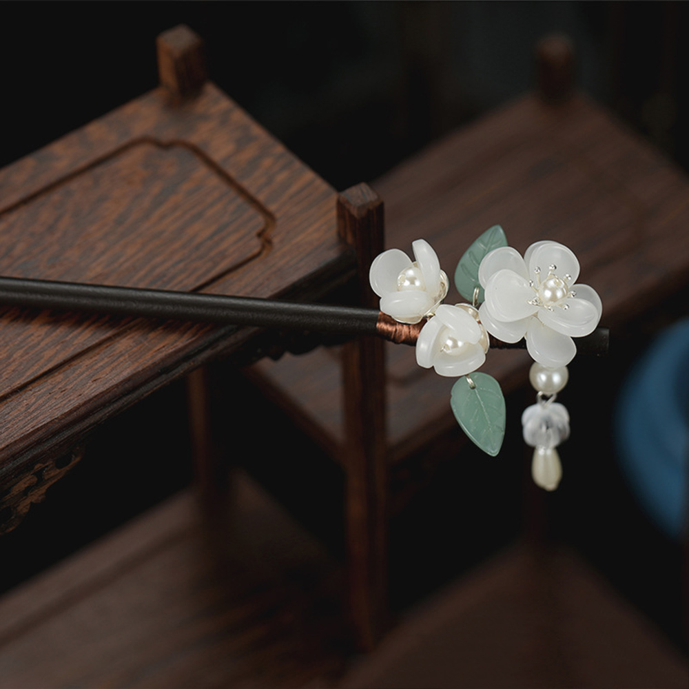 Retro çiçek saç tokası inci sa - Pearl Hair Pin incelemesi ve fiyatı